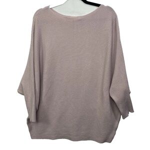 Philosophy Taupe Top with Bat Wing Sleeves